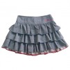 Grey layered skirt