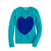 Heart High-Low Tunic Sweaters
